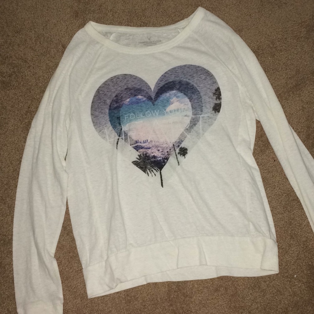 American Eagle Long Sleeve Graphic Tee